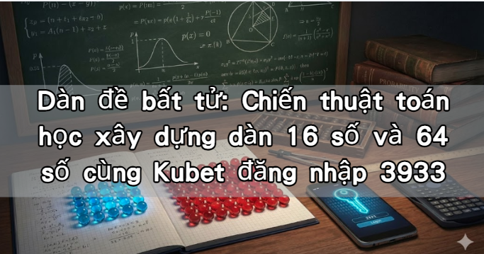 Dàn đề bất tử: Chiến thuật toán học xây dựng dàn 16 số và 64 số cùng Kubet đăng nhập 3933
